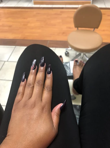 Custom Nail Art Creation